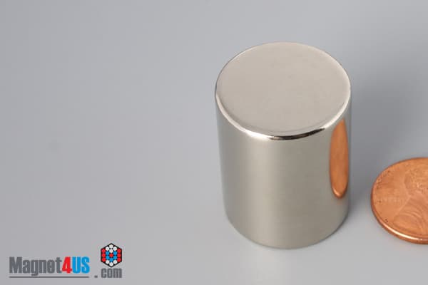 7/8" dia. x 1 1/8" N45 Neodymium Cylinder Magnet - photo 3