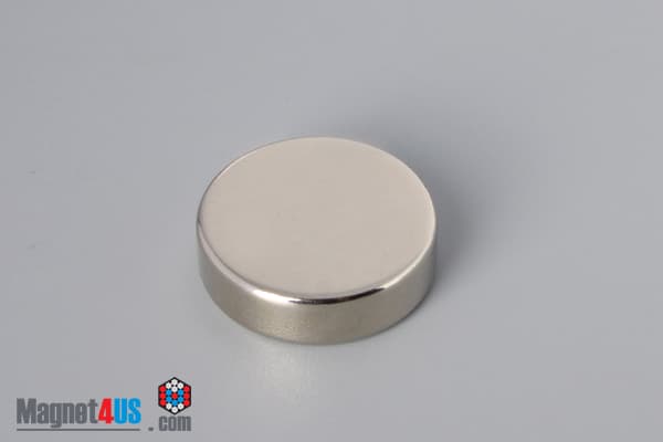 7/8" dia. x 1/4" N45 Neodymium Disc Magnet - photo 2