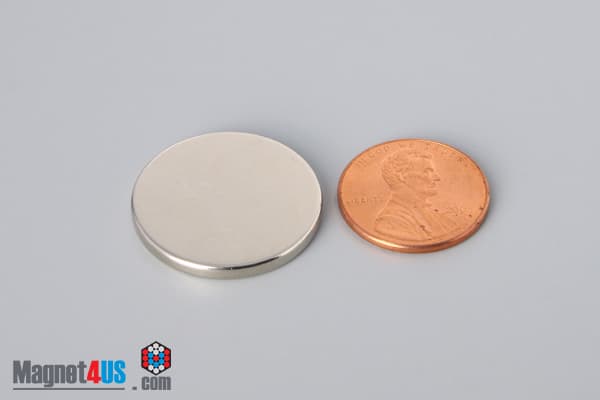 15/16" dia. x 3/32" N45 Neodymium Disc Magnet - photo 1