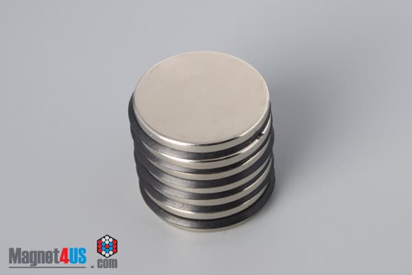 15/16" dia. x 3/32" N45 Neodymium Disc Magnet - photo 4