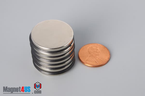 15/16" dia. x 3/32" N45 Neodymium Disc Magnet - photo 5
