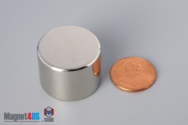 1" dia. x 3/4" N45 Neodymium Disc Magnet