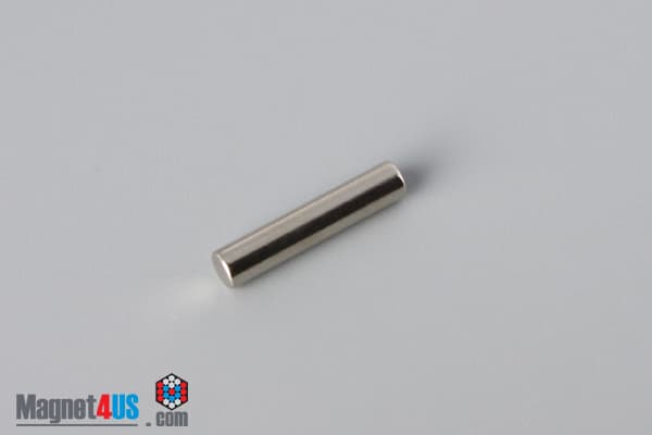 1/8" dia. x 5/8" N40 Neodymium Cylinder Magnet - photo 2