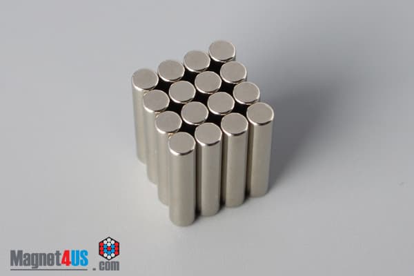 1/8" dia. x 5/8" N40 Neodymium Cylinder Magnet - photo 4