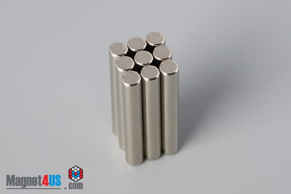 1/8" dia. x 7/8" N40 Neodymium Cylinder Magnet - photo 4