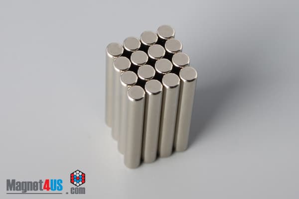 1/8" dia. x 1" N40 Neodymium Cylinder Magnet - photo 4