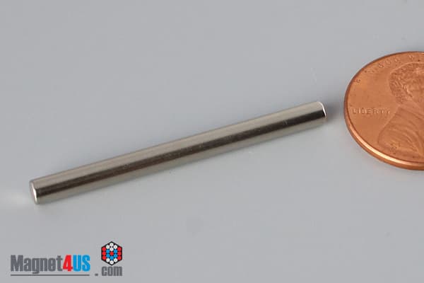 1/8" dia. x 1 1/2" N45 Neodymium Cylinder Magnet - photo 3