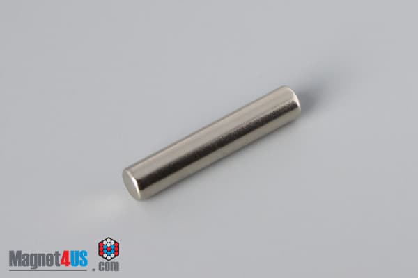 3/16" dia. x 1" N40 Neodymium Cylinder Magnet - photo 2
