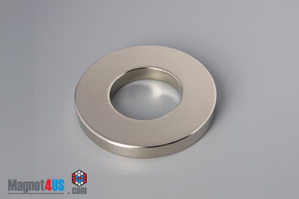 2" od x 1" id x 1/4" N42 Neodymium Ring Magnet - photo 2