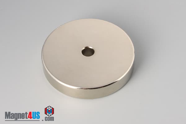 2" od x 1/4" id x 3/8" N45 Neodymium Ring Magnet - photo 2