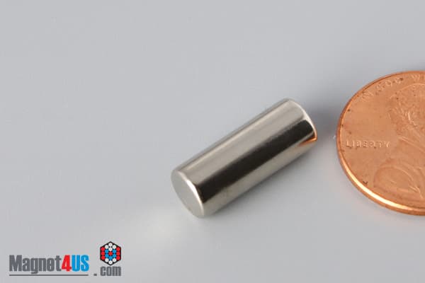 1/4" dia. x 5/8" N40 Neodymium Cylinder Magnet - photo 3