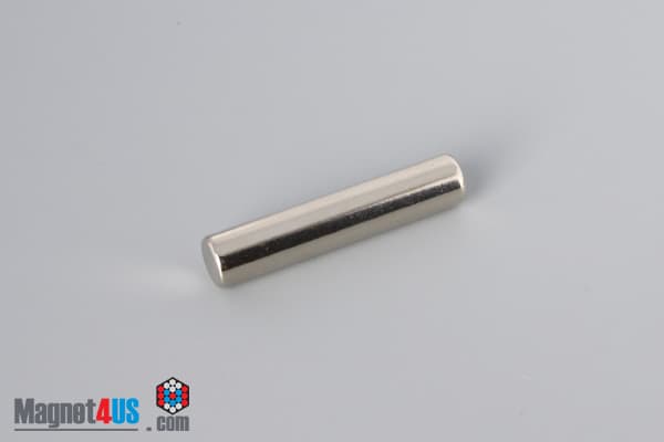 1/4" dia. x 1 1/4" N45 Neodymium Cylinder Magnet - photo 2