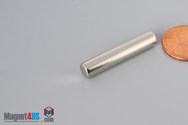 1/4" dia. x 1 1/4" N45 Neodymium Cylinder Magnet - photo 3