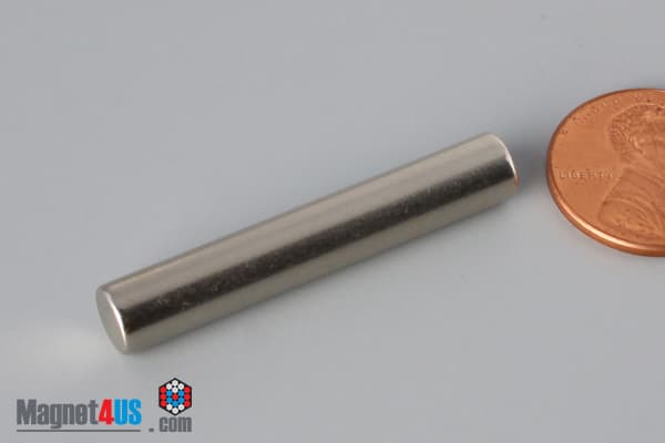 1/4" dia. x 1 1/2" N45 Neodymium Cylinder Magnet - photo 3