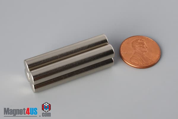 1/4" dia. x 1 1/2" N45 Neodymium Cylinder Magnet - photo 5