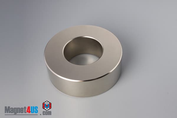 3" od x 1 1/2" id x 1" N45 Neodymium Ring Magnet - photo 2