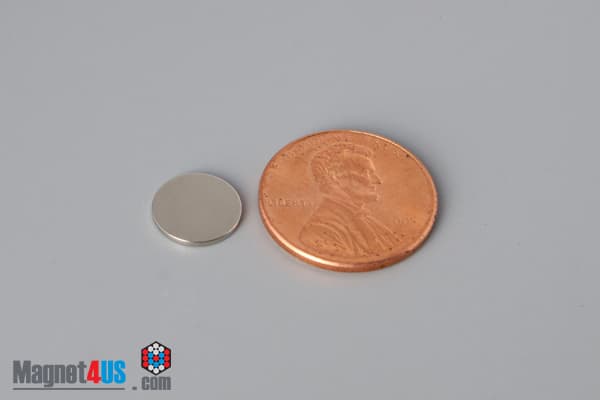3/8" dia. x 1/32" N40 Neodymium Disc Magnet - photo 1