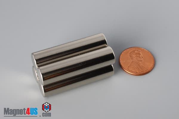 3/8" dia. x 1 1/2" N45 Neodymium Cylinder Magnet - photo 5