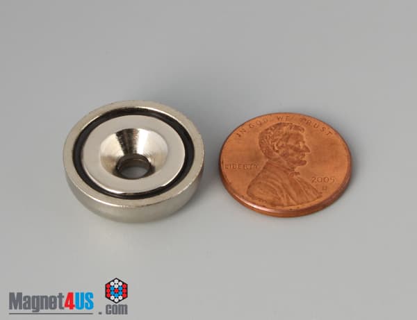 D0.787'' x 0.236'' #6 Screw N38 Pot Magnet - photo 4
