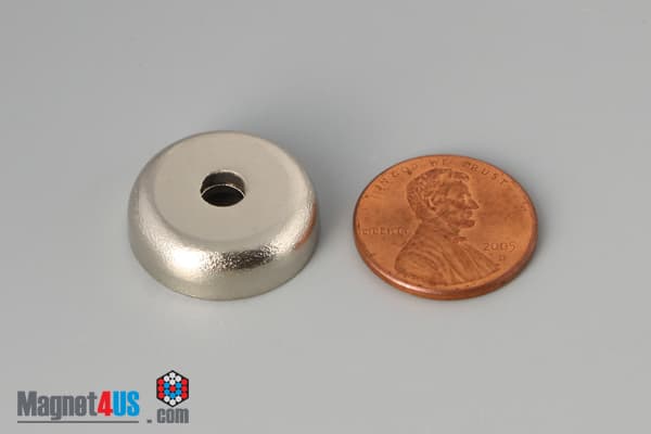 D0.787'' x 0.236'' #6 Screw N38 Pot Magnet - photo 7
