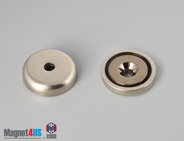 D1" x 1/4" #8 Screw N38 Pot Magnet - photo 5