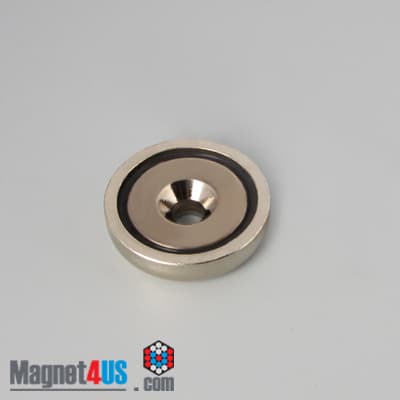 D1" x 1/4" #8 Screw N38 Pot Magnet - photo 13