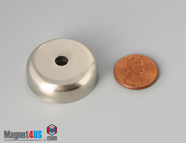 D1 1/4" x 3/8" #10 Screw N38 Pot Magnet - photo 2