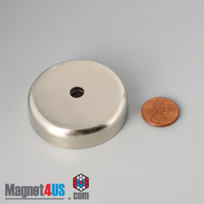 D2" x 1/2" #1/4" Screw N38 Pot Magnet - photo 12