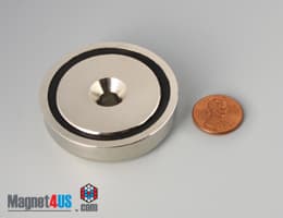 D2" x 1/2" #1/4" Screw N38 Pot Magnet - photo 19